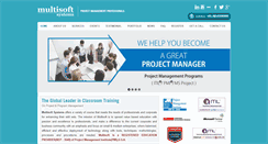 Desktop Screenshot of multisoft-pmp.com